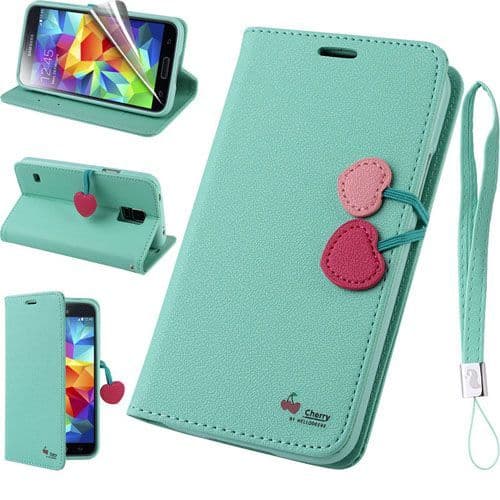 Samsung Galaxy S5 Mini Cherry Stand Case Cover